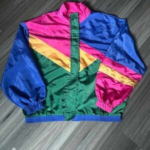 Colorful Windbreaker Jacket